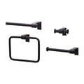 Sure-Loc Hardware Sure-Loc Hardware Sedona Series Bath Set, Flat Black SD-SET-PH1 FBL